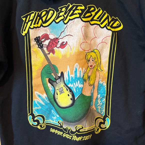 Third Eye Blind Summer Gods Tour 2024 Festival Women’s  Cozy Souvenir Hoodie - Picture 8 of 10